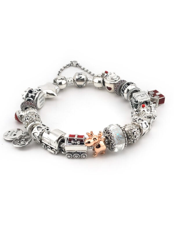 X-Mas Pandora Armband 925er Silber 20 cm Voll (4)