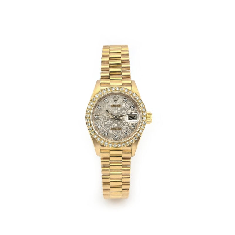 ROLEX Datejust Diamant 26 mm 750er Gold Ref. 69178 1 ROLEX Datejust Diamant 26 mm 750er Gold Ref. 69178