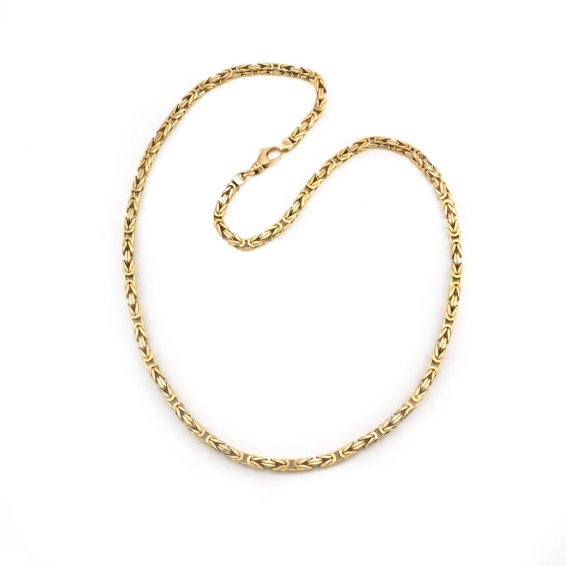 Massive italienische Königskette 585er Gold 80 cm 4 Massive italienische Königskette 585er Gold 80 cm