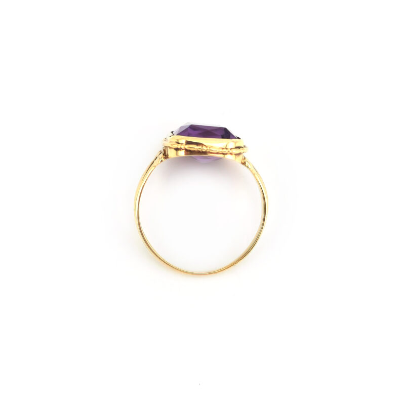 Amethyst Vintage Ring aus 585er Gold