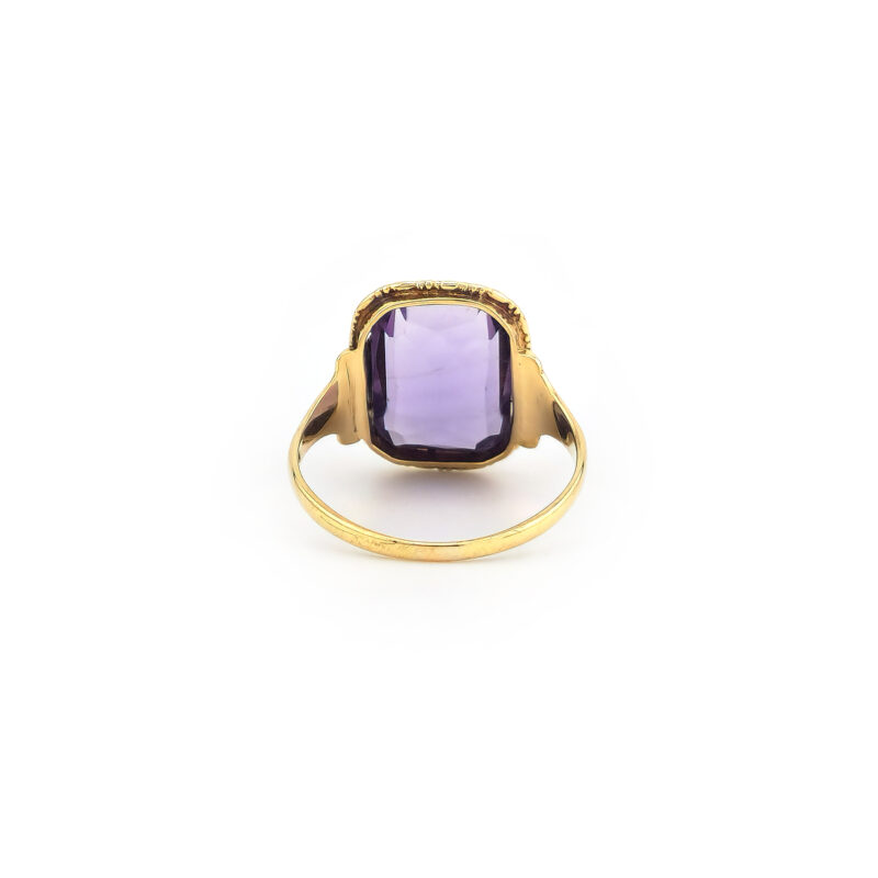 Amethyst Vintage Ring aus 585er Gold