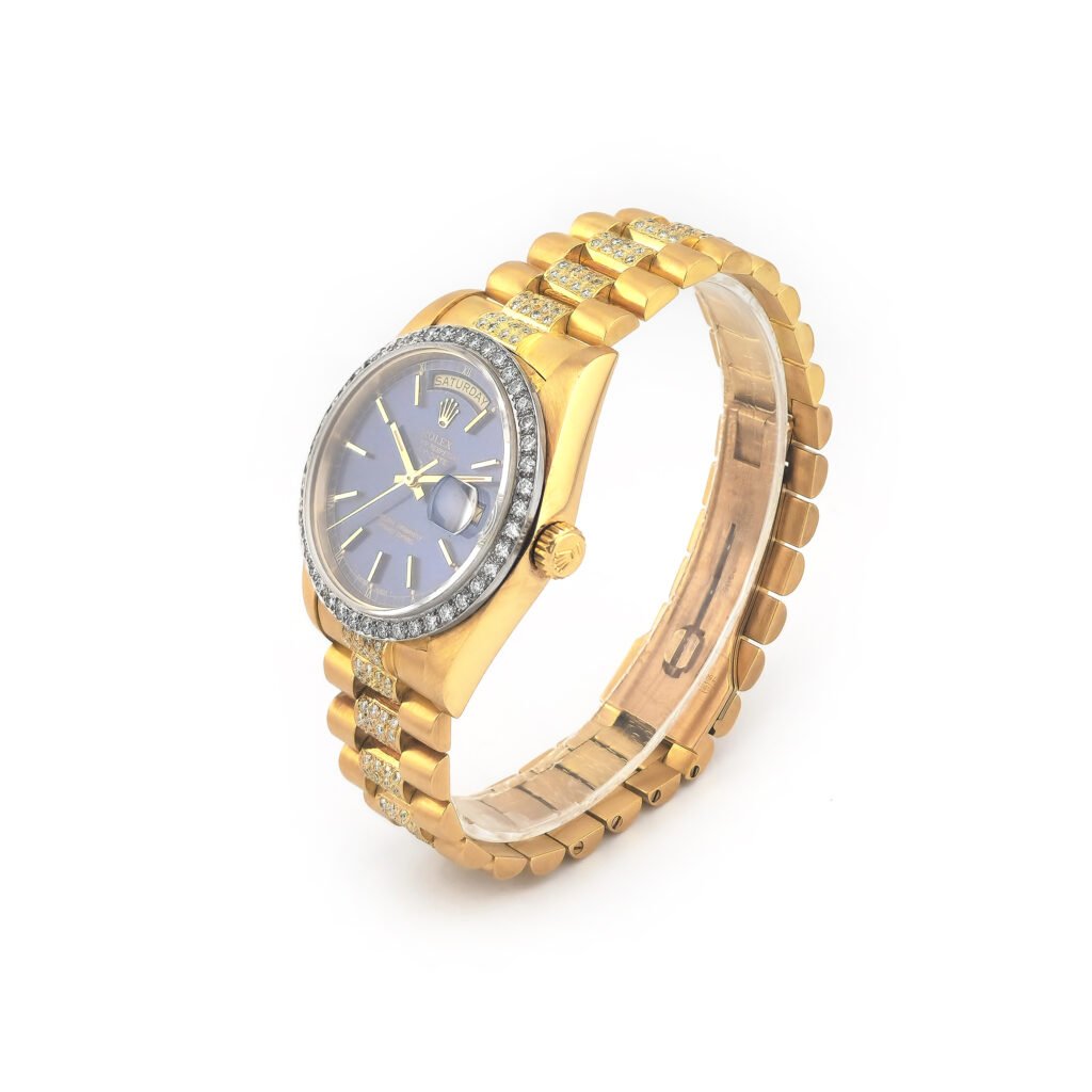 ROLEX Day-Date Diamant 36 mm 750er Gold Ref. 18038 (2)