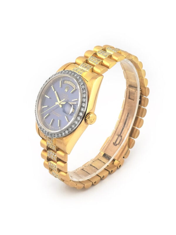 ROLEX Day-Date Diamant 36 mm 750er Gold Ref. 18038 (2)