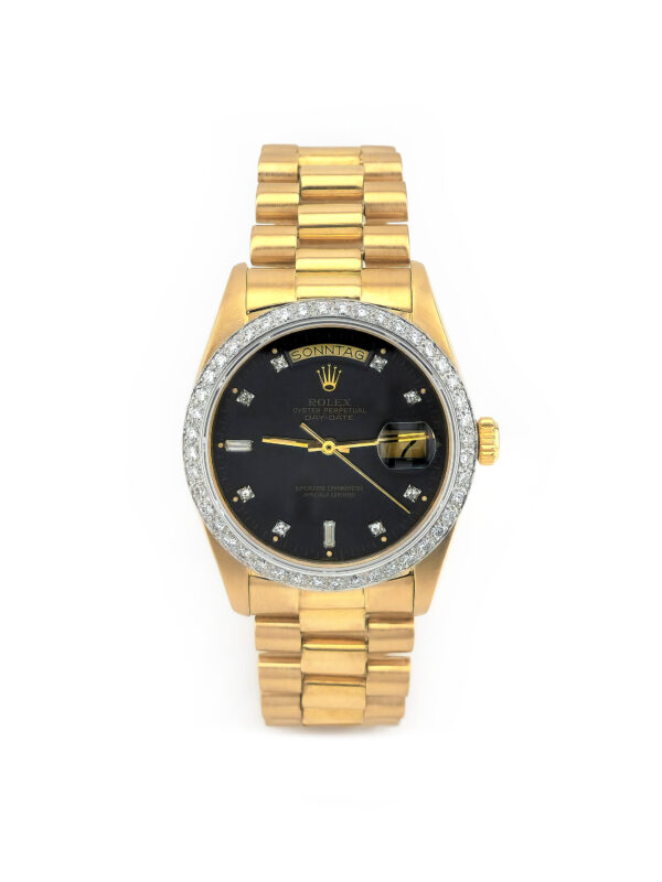 ROLEX Day-Date Diamant 36 mm 750er Gold Ref. 18048