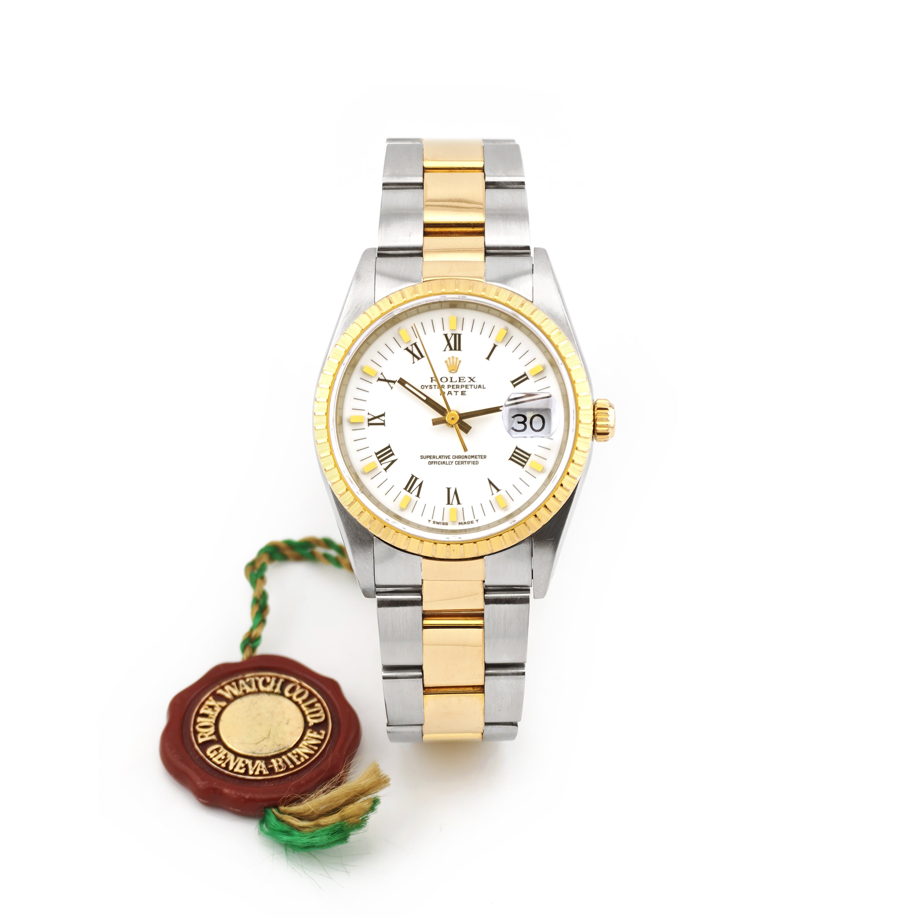 ROLEX Vintage Date Stahl Gold  34 mm Ref. 15223