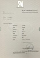 Pink Turmalin Designer Anhänger Gold 585er Zert.