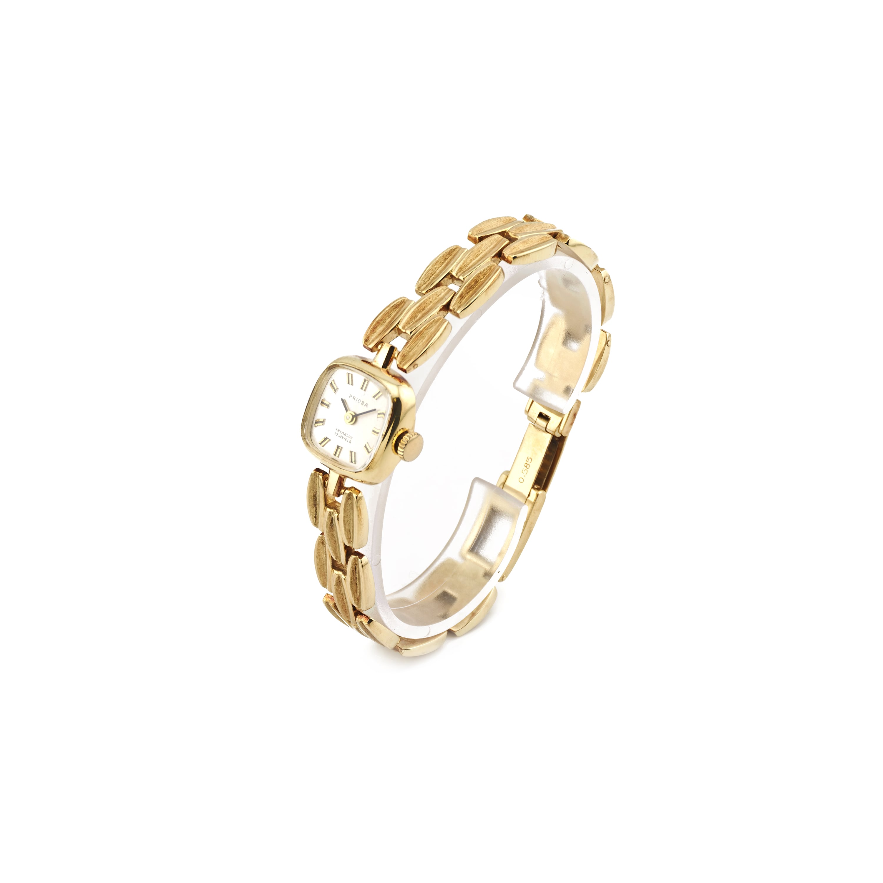 Vintage Priosa Damenuhr 585er Gold (5)