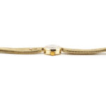 Vintage Quick Damenuhr 585er Gold Schleifen Design