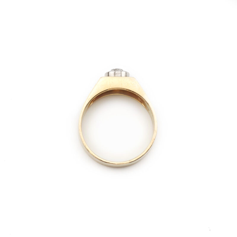 1 ct. Diamantring im Altschliff 585er Gold