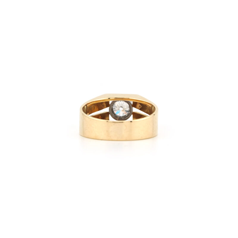1 ct. Diamantring im Altschliff 585er Gold