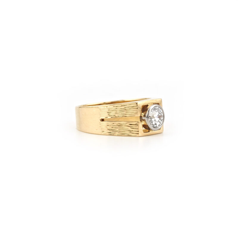 1 ct. Diamantring im Altschliff 585er Gold