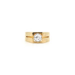 1 ct. Diamantring im Altschliff 585er Gold