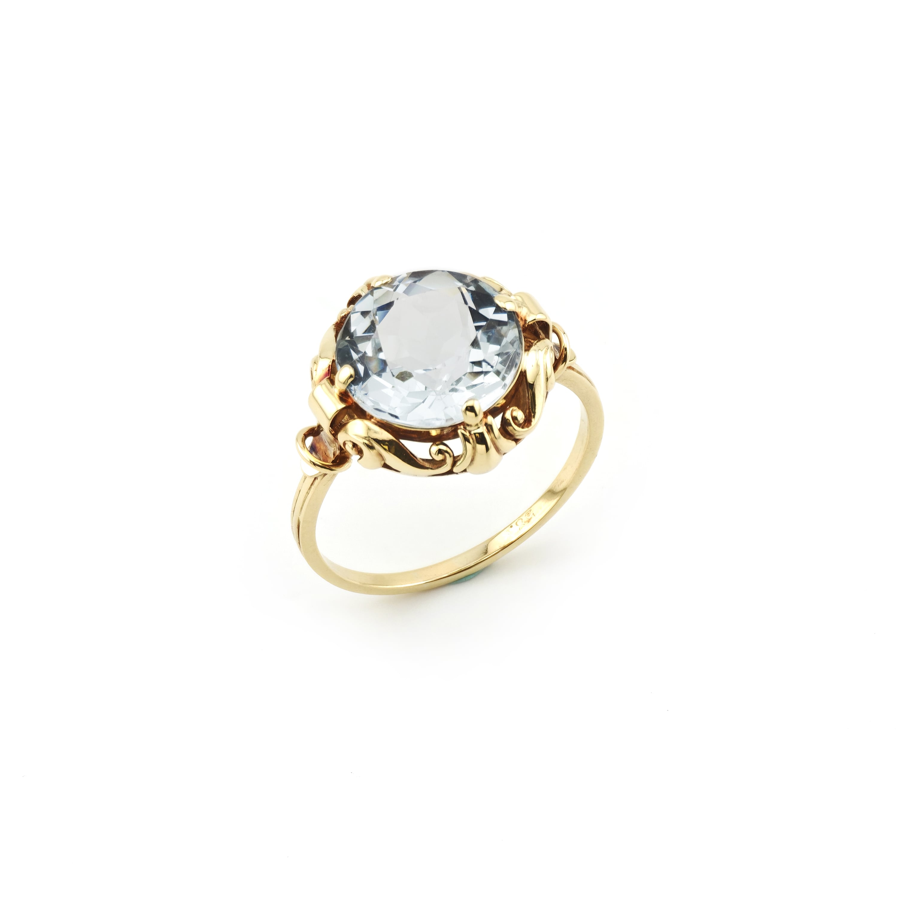 Exklusiver 4,9 ct. Aquamarin Gold Ring Zert (1)
