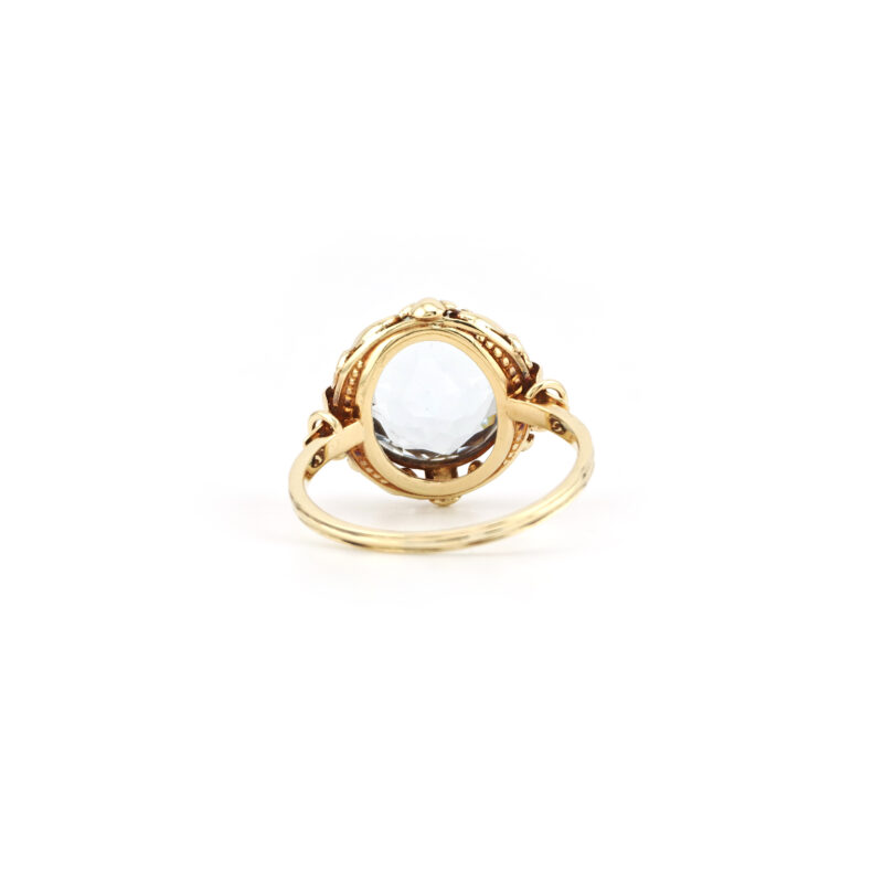 Exklusiver 4,9 ct. Aquamarin Gold Ring Zert.