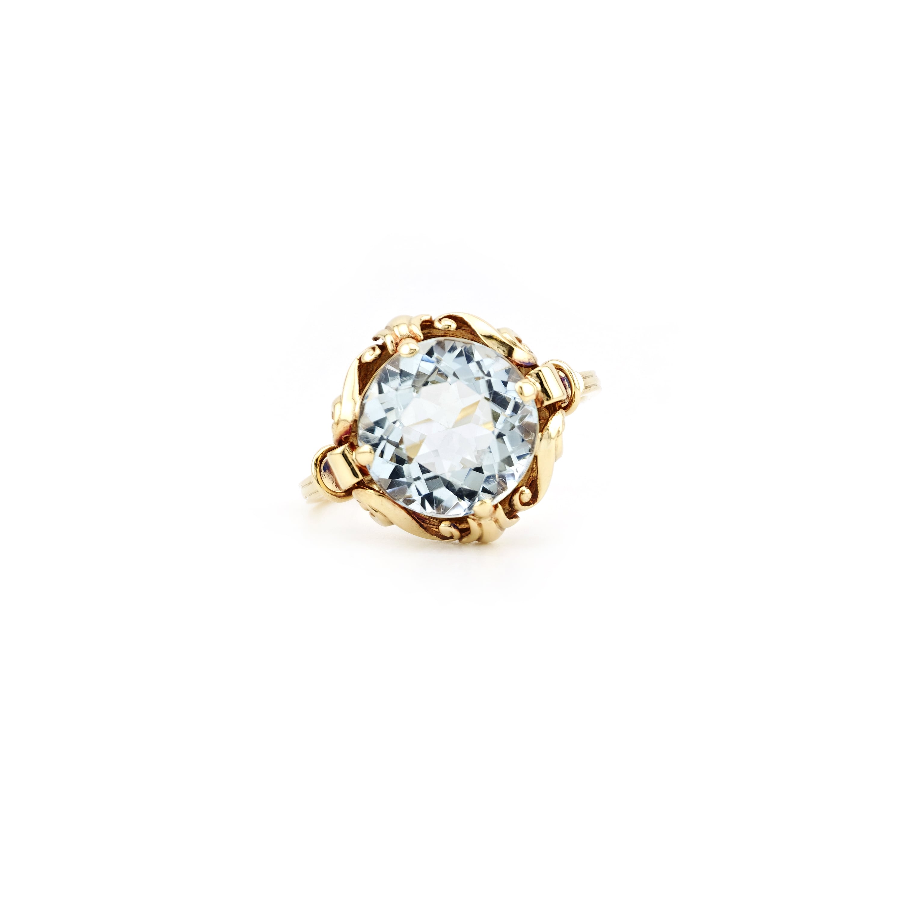 Exklusiver 4,9 ct. Aquamarin Gold Ring Zert (5)