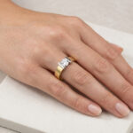 Solitärring mit 0,92 ct DPL Zert. Dia. 750er Gold