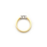 Solitärring mit 0,92 ct DPL Zert. Dia. 750er Gold