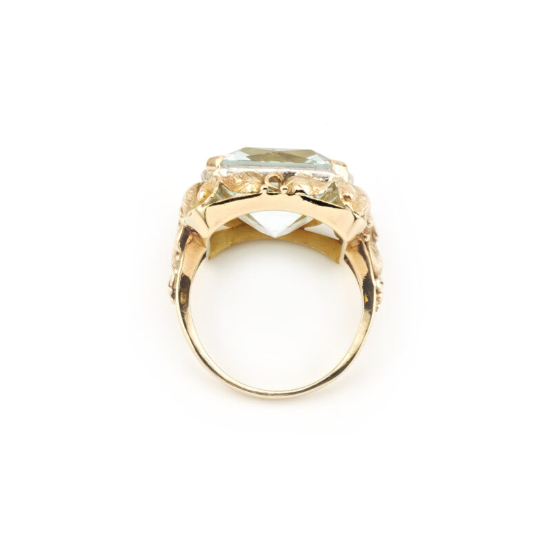 Traumhafter 19,5 ct. Aquamarin Gold Ring Zert.