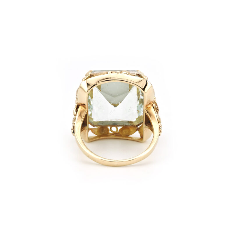 Traumhafter 19,5 ct. Aquamarin Gold Ring Zert.