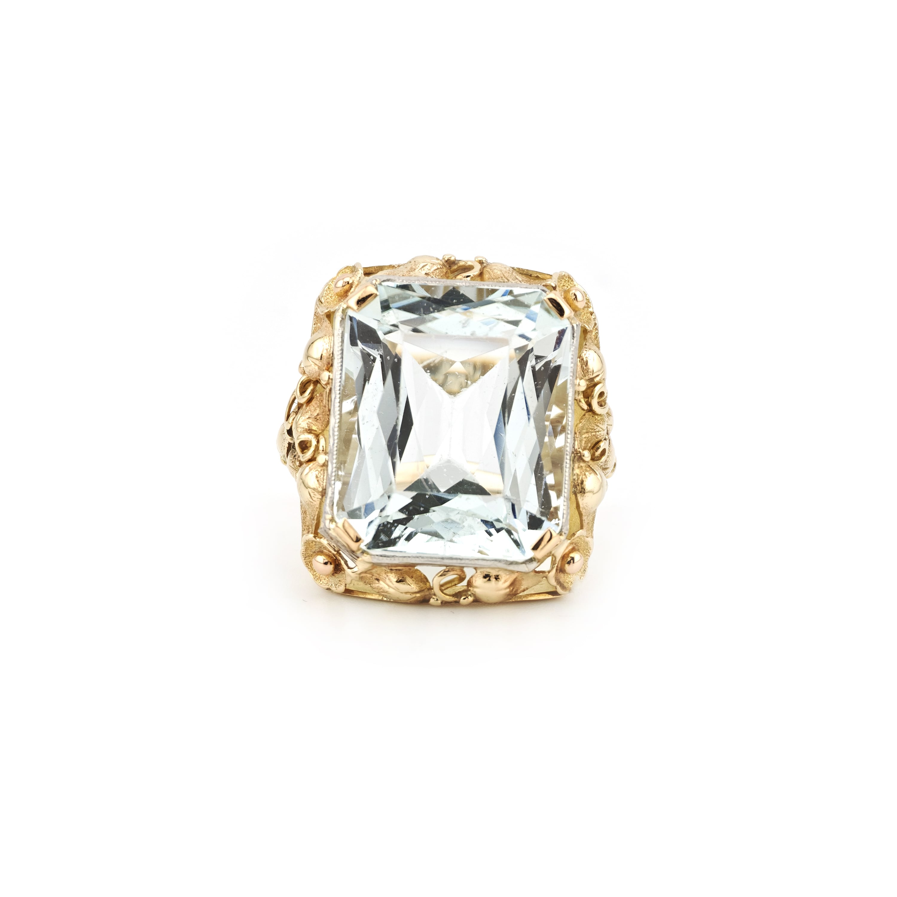 Traumhafter 19,5 ct. Aquamarin Gold Ring Zert (5)