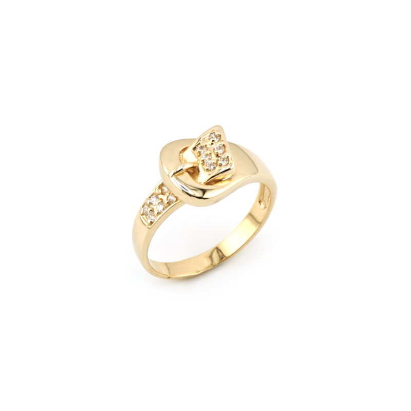 585er Ring im Gürtelschnalle Design