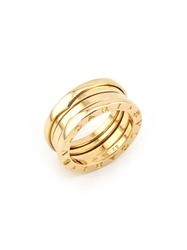Bulgari B.zero1 Ring 3 Band 750er Gold Gr. 52