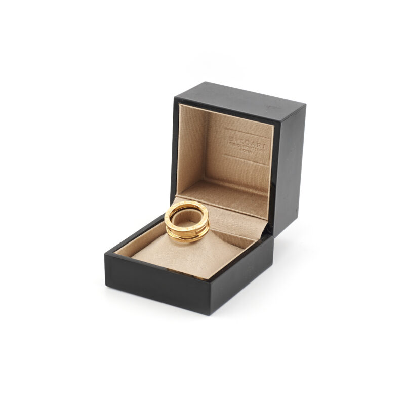 Bulgari B.zero1 Ring 3 Band 750er Gold Gr. 52