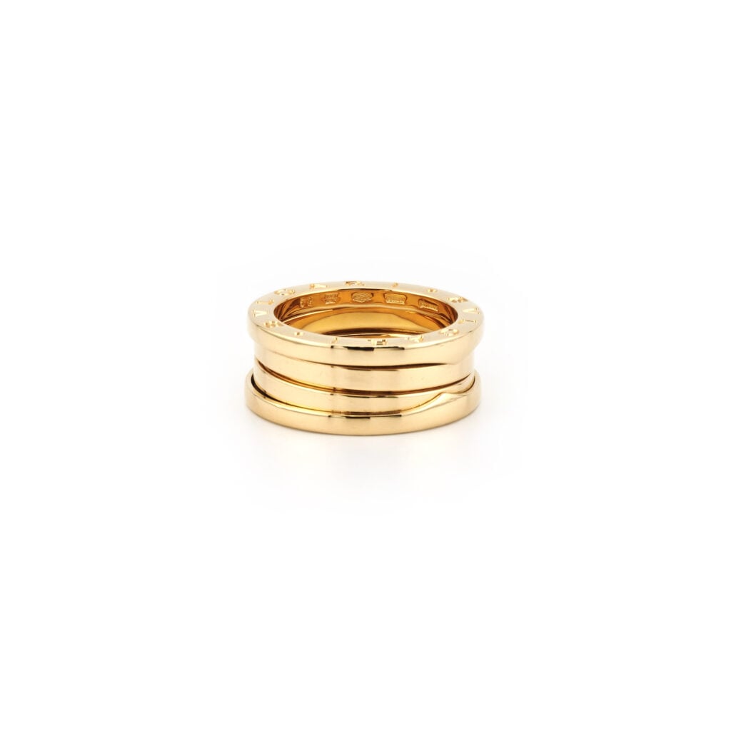 Bulgari B.zero1 Ring 3 Band 750er Gold Gr. 52 (5)