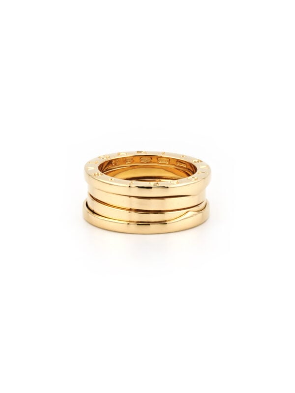Bulgari B.zero1 Ring 3 Band 750er Gold Gr. 52 (5)