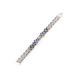 Exquisites Art Déco Armband aus Platin 950