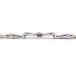 Exquisites Art Déco Armband aus Platin 950