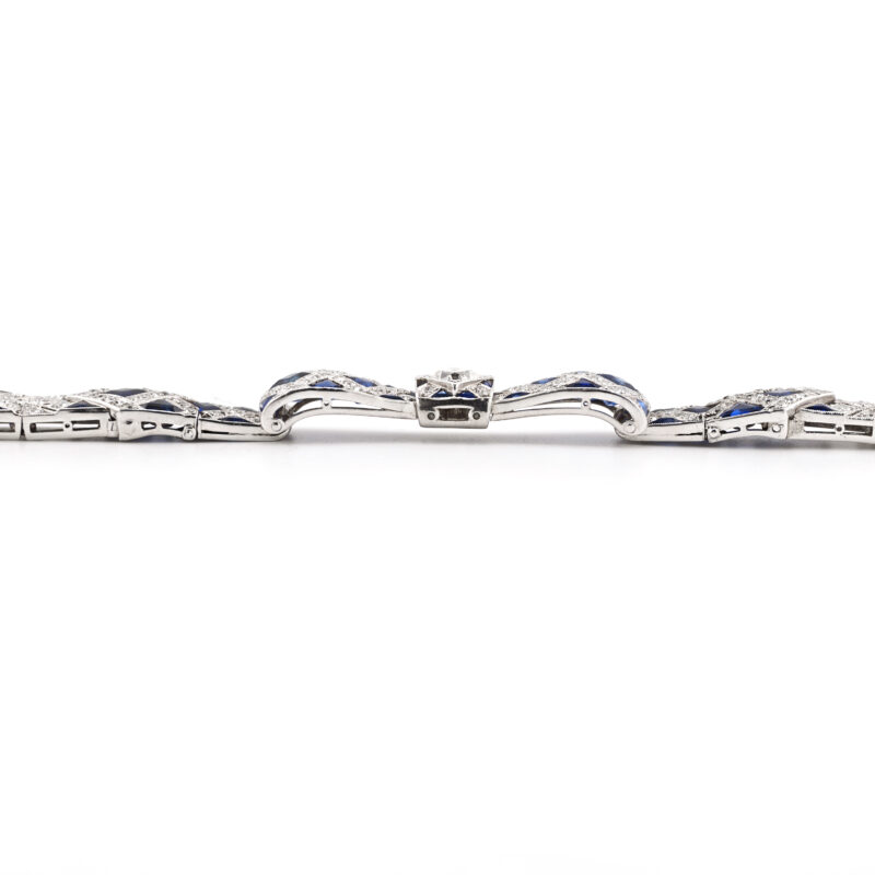 Exquisites Art Déco Armband aus Platin 950