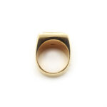 Herrenring mit Lapis Lazuli Pyrit Ader 585er Gold