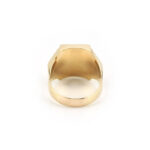 Herrenring mit Onyx und Diamant 585er Gold