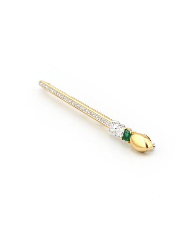 Juwelier KERN Krawatten-Reversnadel 750er Gold (5)