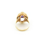 Retro Ring mit Amethyst 585er Gold