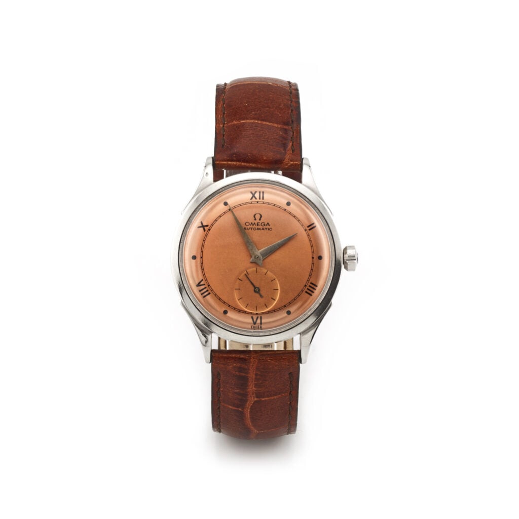 Seltene Omega Automatik Ref. 2374 – Salmon Dial