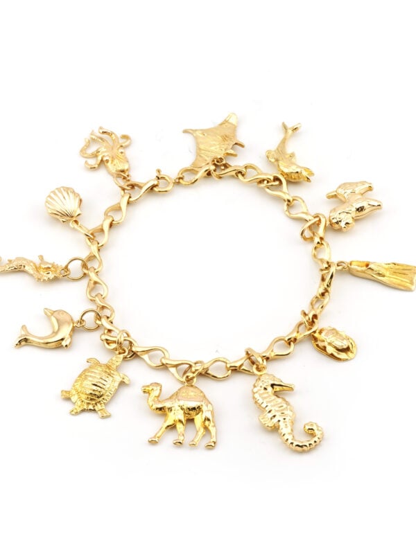 Ägyptisches Bettelarmband massiv 750er Gelbgold