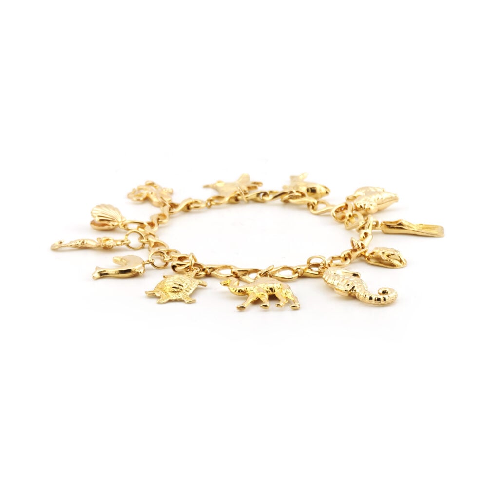 Ägyptisches Bettelarmband massiv 750er Gelbgold (4)