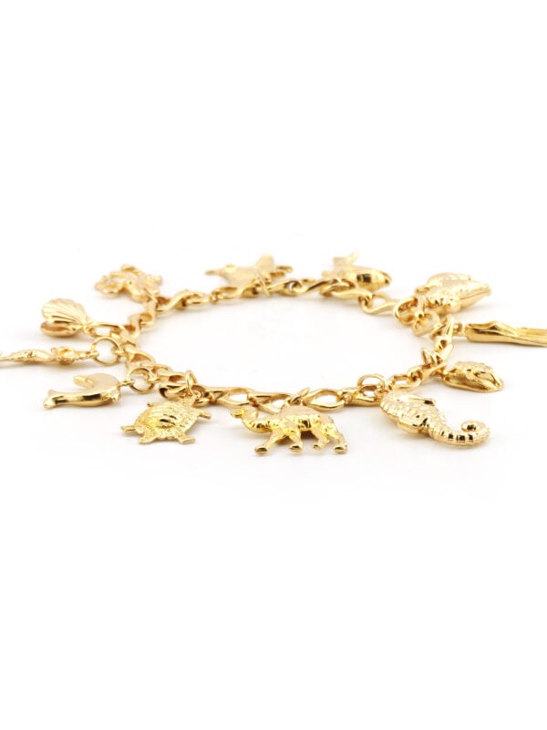 Ägyptisches Bettelarmband massiv 750er Gelbgold (4)