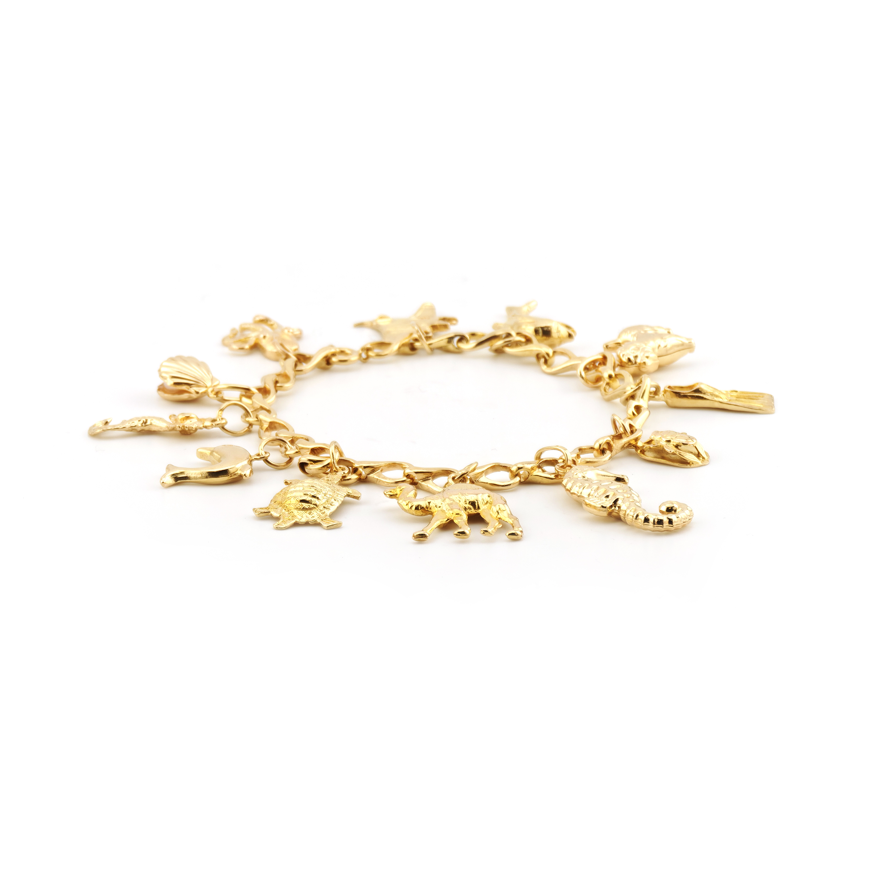 Ägyptisches Bettelarmband massiv 750er Gelbgold (4)