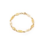 Ägyptisches Gliederarmband aus 750er Gold