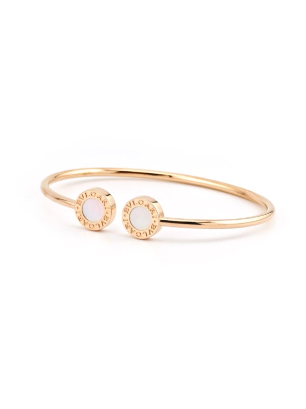 Bulgari Armreif Perlmutt Rosegold 750er Gr. 17 (2)