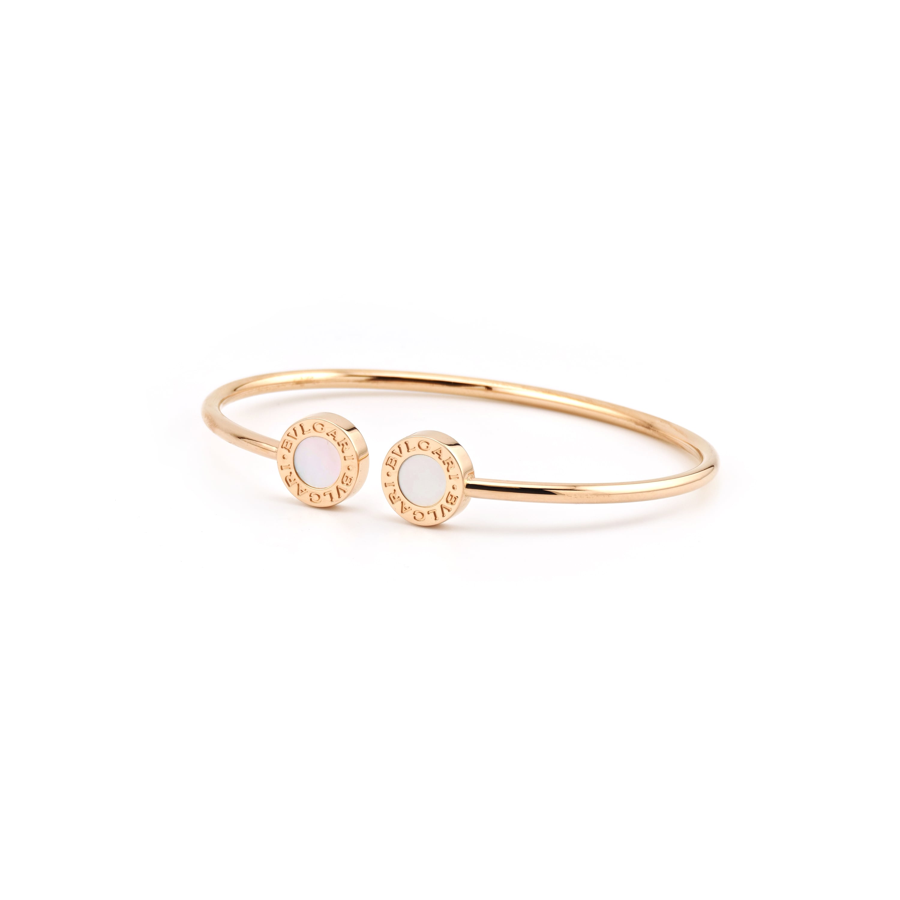 Bulgari Armreif Perlmutt Rosegold 750er Gr. 17 (2)