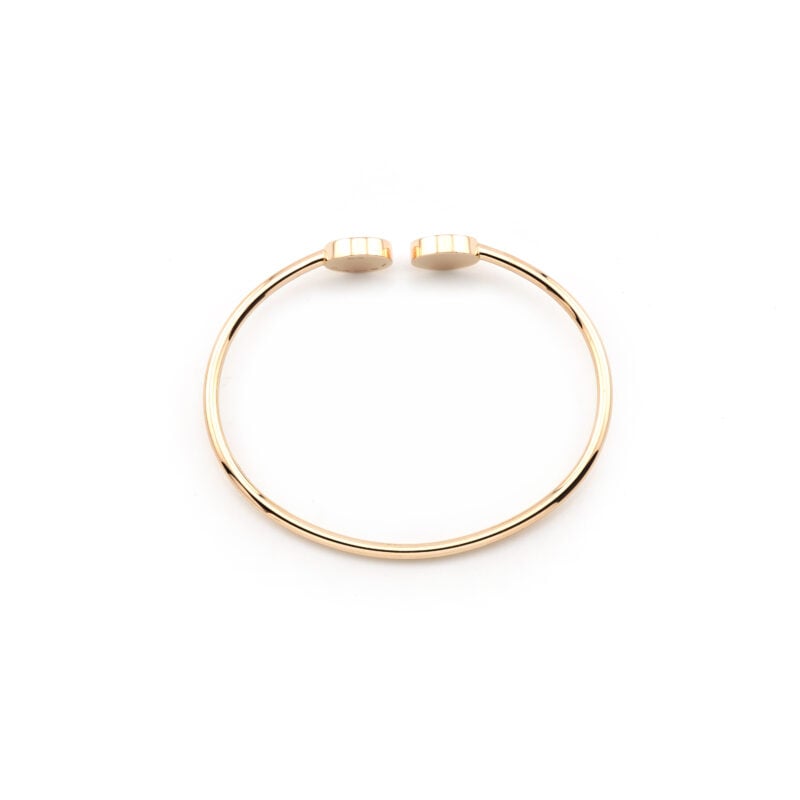 Bulgari Armreif Perlmutt Rosegold 750er Gr. 17