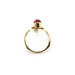 Designer Turmalin Ring mit Diamant 585er Gold