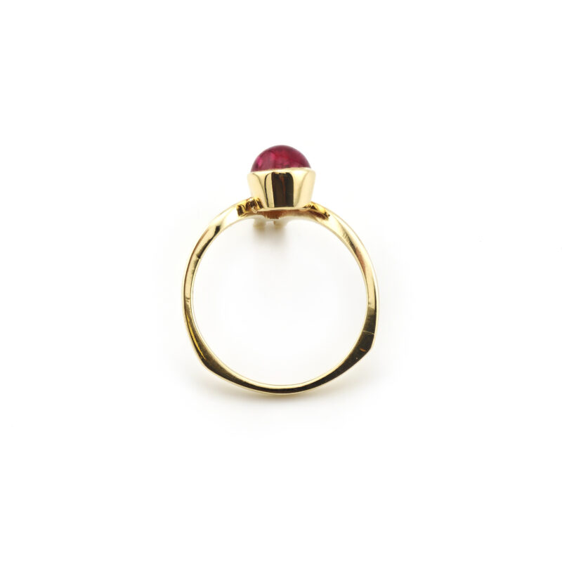 Designer Turmalin Ring mit Diamant 585er Gold 5 Designer Turmalin Ring mit Diamant 585er Gold