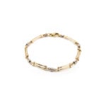 Edles Vintage Bicolor Armband aus 585er Gold