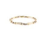 Edles Vintage Bicolor Armband aus 585er Gold