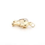 Elefant Anhänger 585er Gold mit Saphir Augen